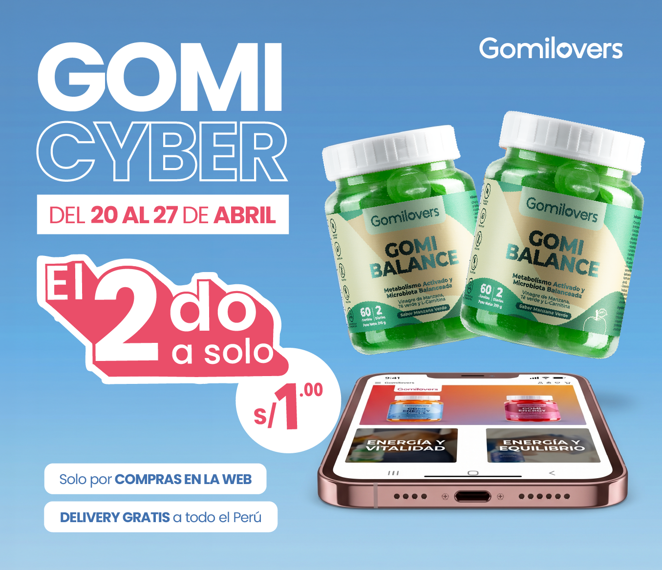 GOMI BALANCE (2do frasco a S/1)